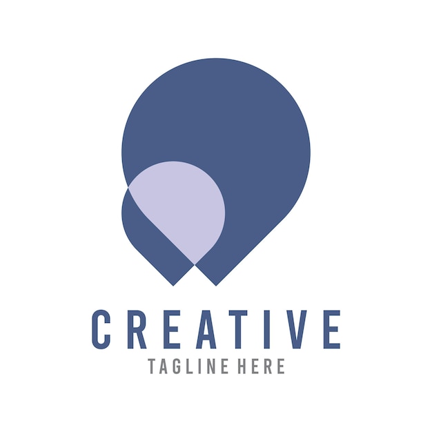 Ideas creativas minimalistas y creativas conjunto de logotipos banda la identidad de su empresa