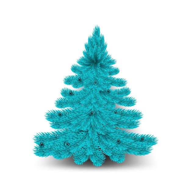 Ideas de decoración navideña con pino azul