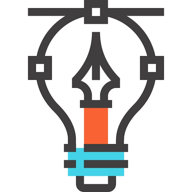 las ideas de diseño del icono