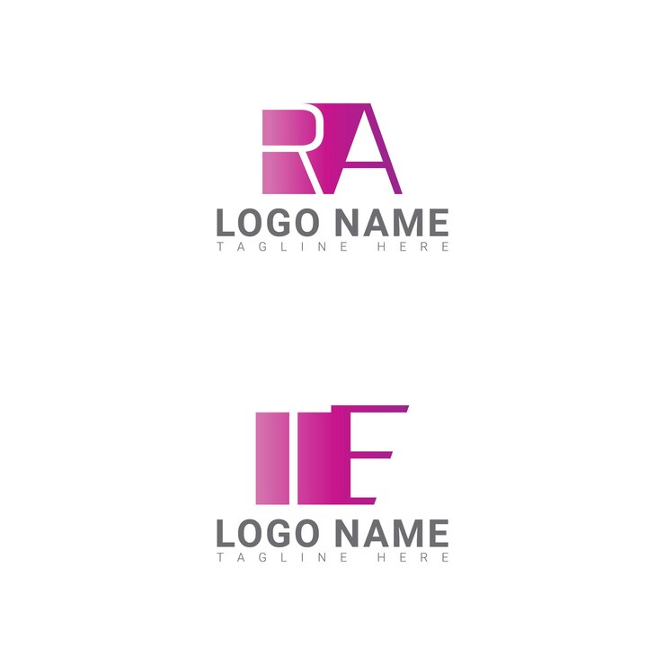 Vector ideas de diseño de logotipo de degradado de vector libre para negocios