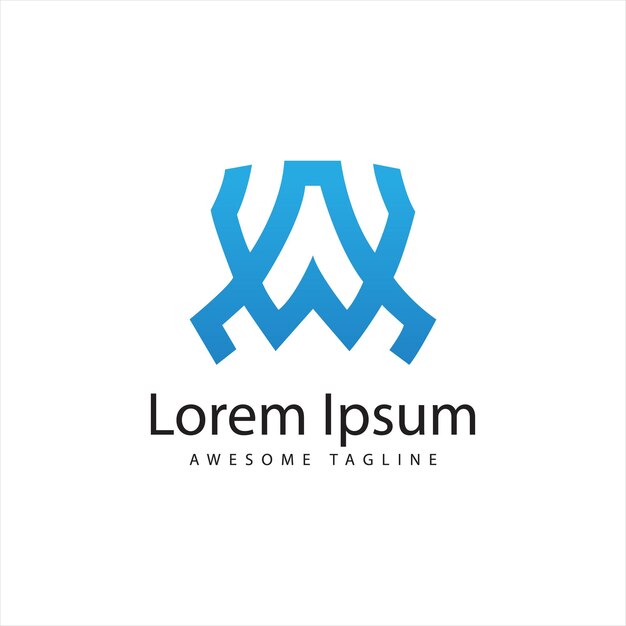 Ideas de diseño de logotipo de letra AM gratis