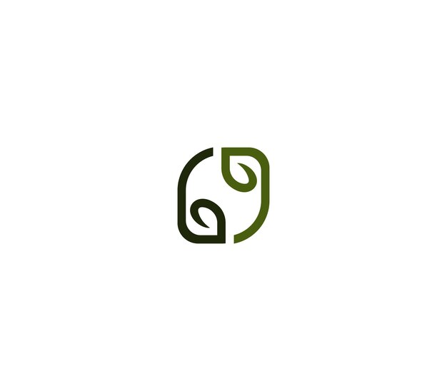 Ideas de diseño de logotipo de letras BG o Número 69 para uso de la marca