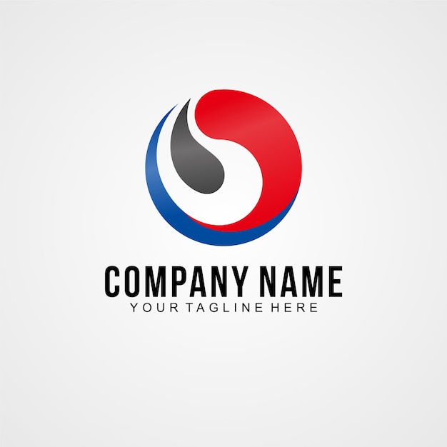 Ideas de diseño de logotipos abstractos con círculo y letra O