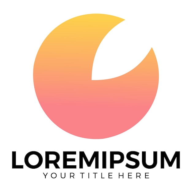 Ideas de diseño de logotipos de empresas de vectores abstractos gratuitos