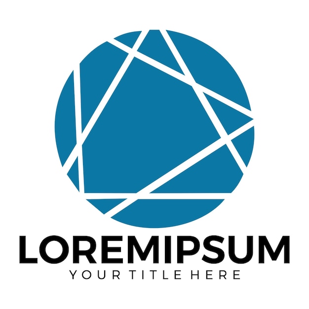 Ideas de diseño de logotipos de empresas de vectores abstractos gratuitos