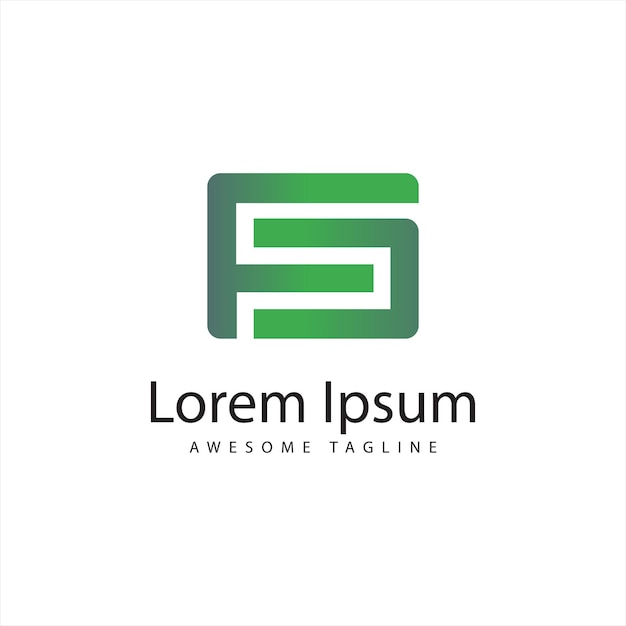 Ideas de diseño de logotipos de letras FG