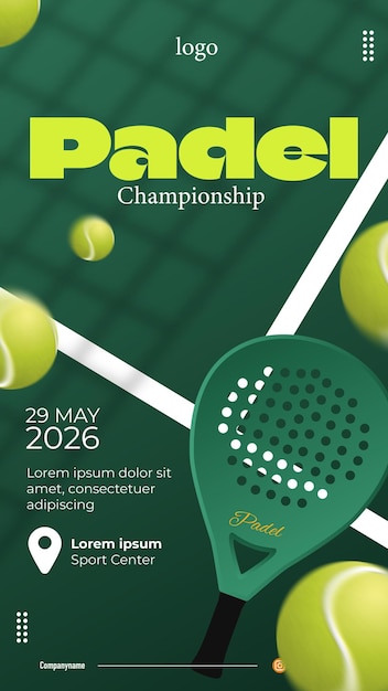 Ideas de diseño de Padel Sport Stories