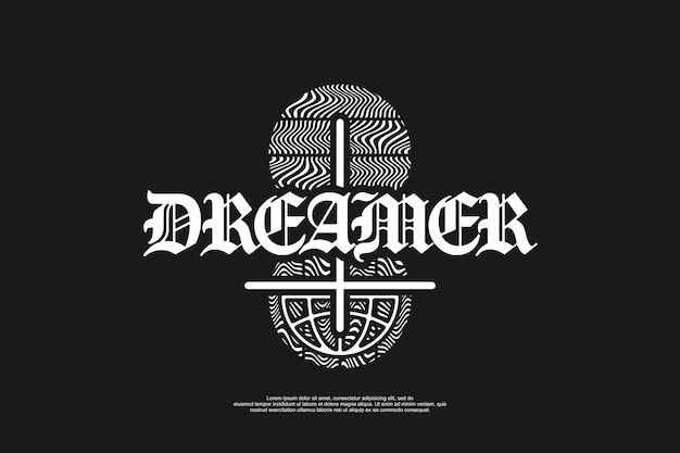 Ideas de diseño de ropa de calle vectorial concepto diseño de tee gráfico vectorial adecuado para la impresión