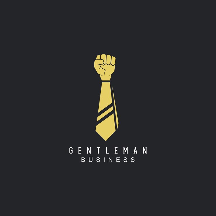 Ideas de logotipo de empresa de caballero Logotipo de corbata