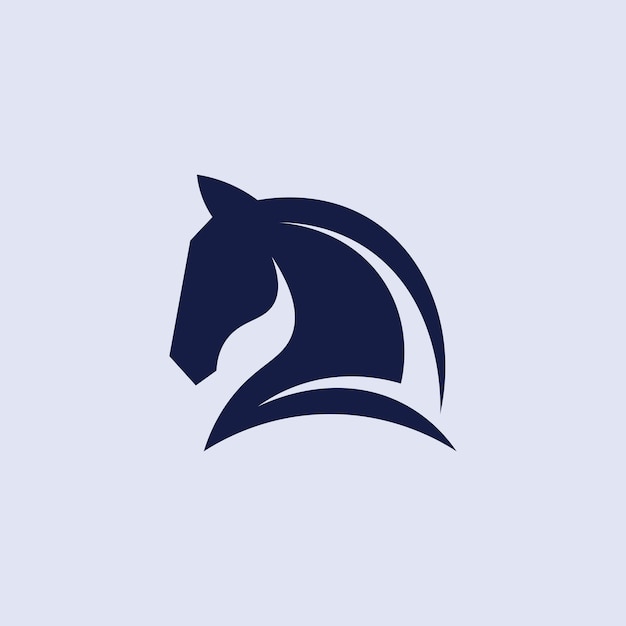 Ideas de logotipos simples de cabeza de caballo