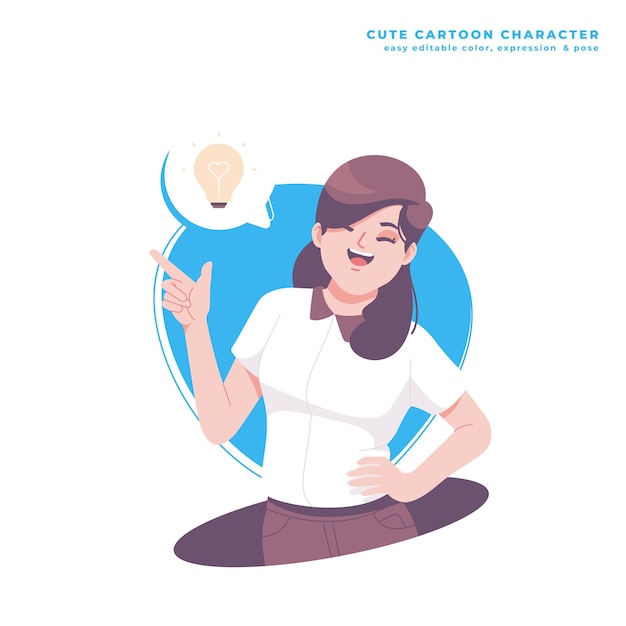 ideas personaje de dibujos animados lindo