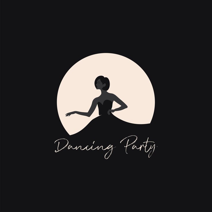 Ideas sencillas para logotipos de fiestas de baile
