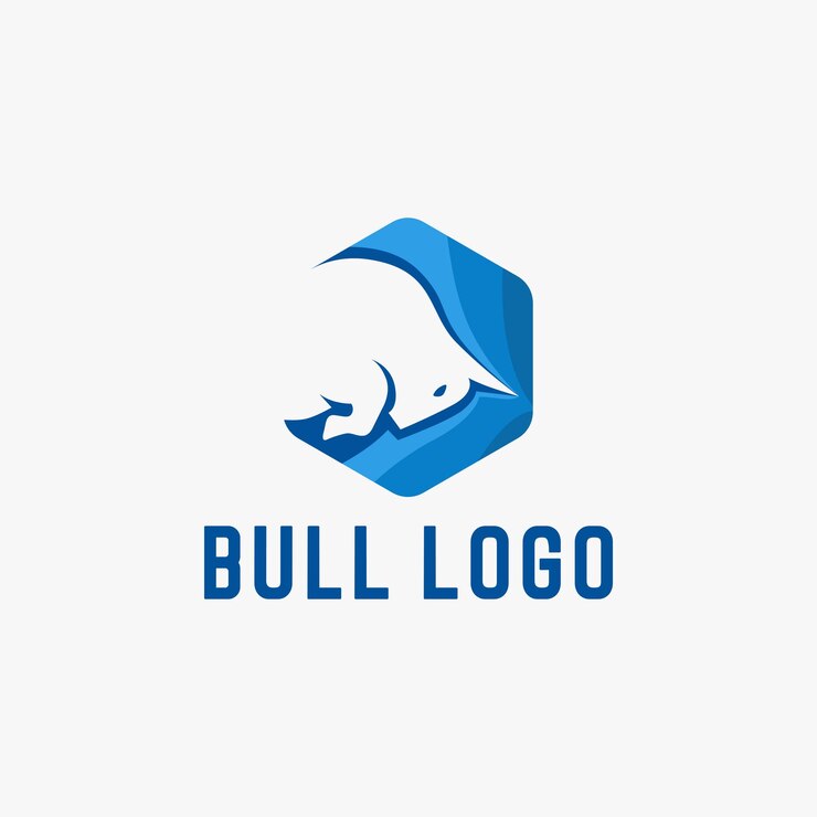 Ideas de vectores de diseño de logotipo de toro