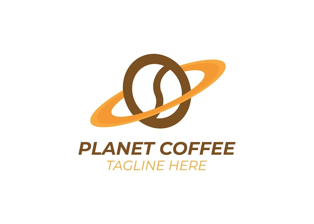 Identidad del café del espacio del planeta