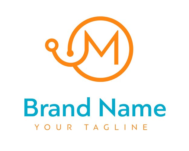 Identidad de marca corporativa Un diseño vectorial de logotipo hecho a mano