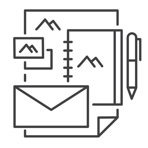 Identidad de marca Diseño de íconos vectoriales de marca