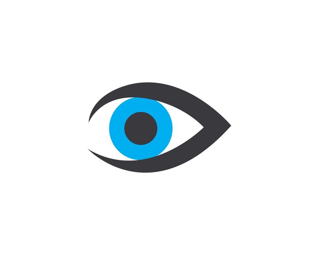 Identidad de marca Diseño de logotipo vectorial de cuidado ocular corporativo
