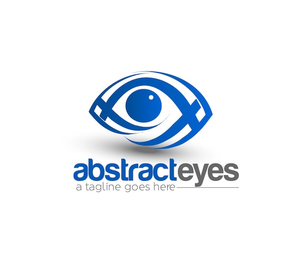 Identidad de marca Diseño de logotipo vectorial de cuidado ocular corporativo