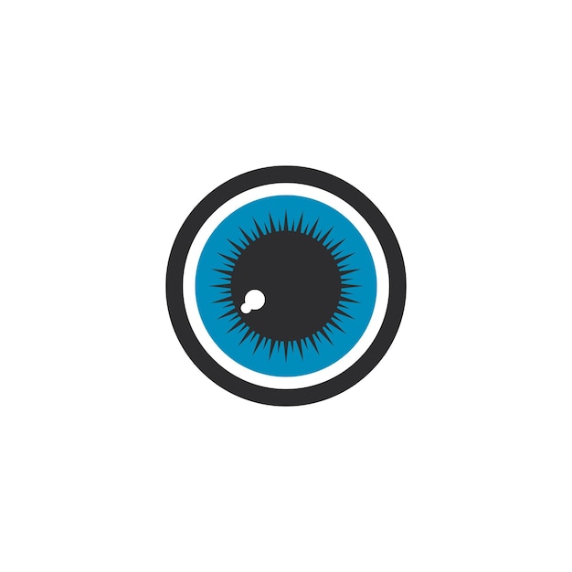 Identidad de marca Diseño de logotipo vectorial de cuidado ocular corporativo