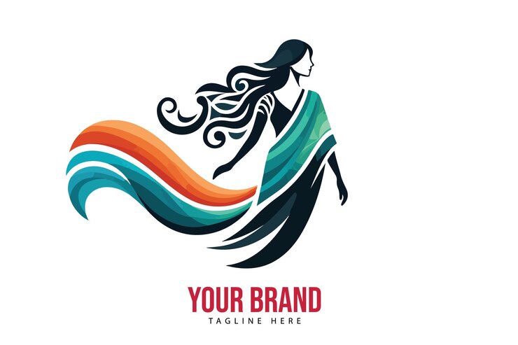 Identidad de marca Mock Up de un conjunto de papelería con diseño geométrico abstracto rojo y blanco