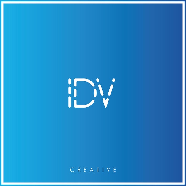IDV Premium Vector Más tarde Diseño de logotipo Creativo Logotipo Ilustración vectorial Logotipo Monograma creativo