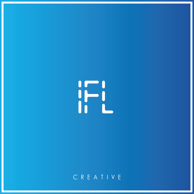 IFL Premium Vector El último diseño de logotipo Creativo Logo Vector Ilustración Logo Creativo Monograma