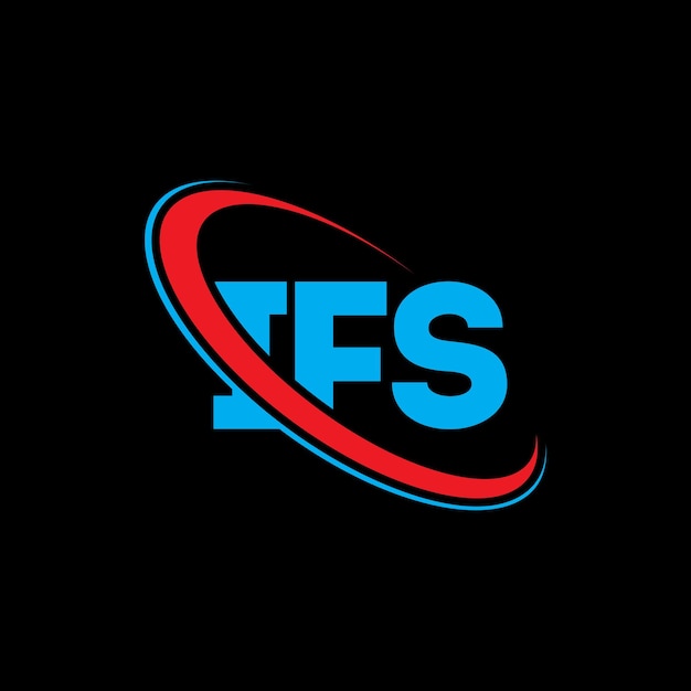 IFS logotipo IFS letra IFS diseño de la letra IFS iniciales IFS logo vinculado con círculo y mayúscula monograma logo IFS tipografía para negocios de tecnología y marca inmobiliaria