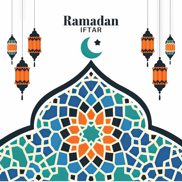 Iftar Mubarak del mes de Ramadán