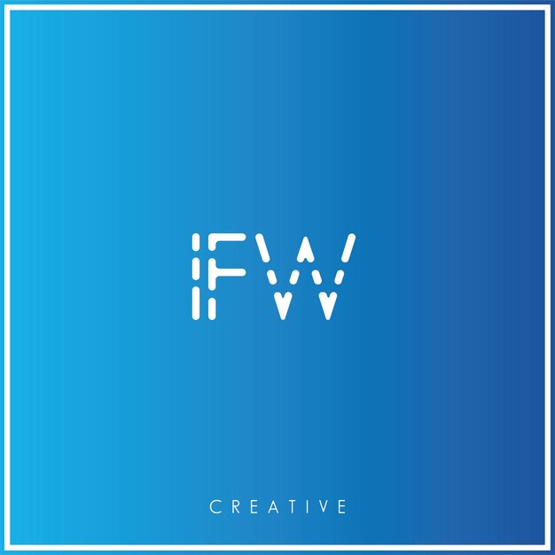 IFW Premium Vector Más tarde Diseño de logotipo Creativo Logotipo Ilustración vectorial Logotipo Monograma creativo