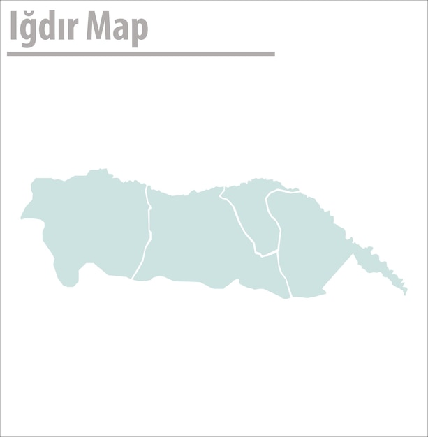 igdr mapa ilustración vector ciudad de turquía