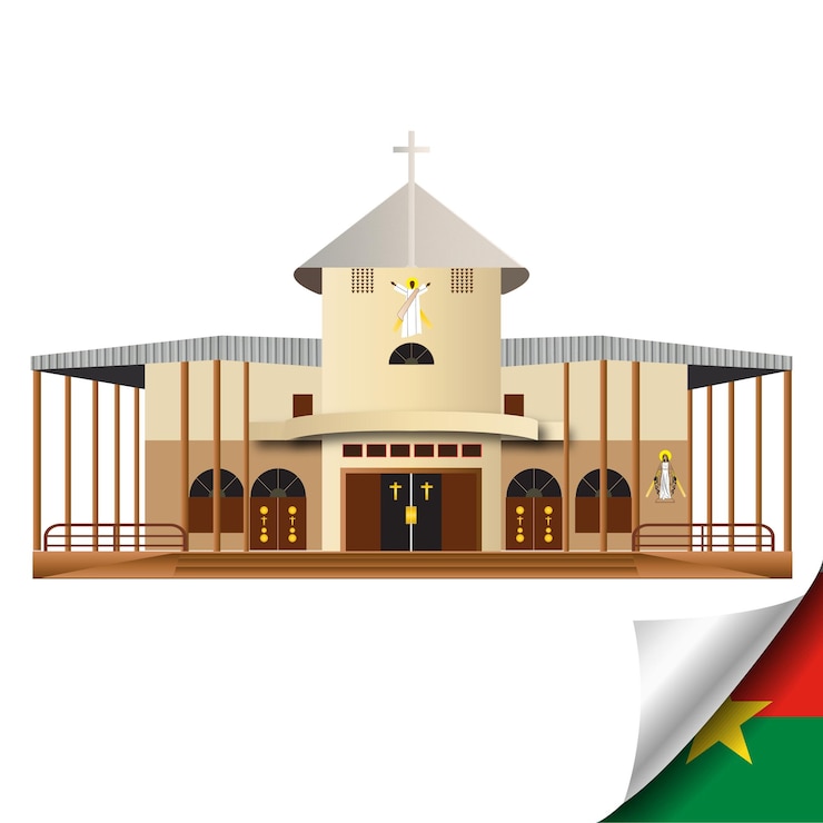 Vector iglesia africana burkina faso yagma