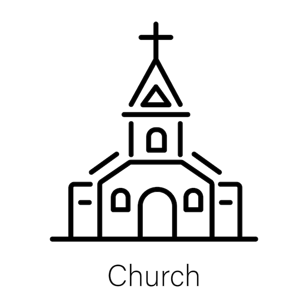 una iglesia con una cruz en la cima