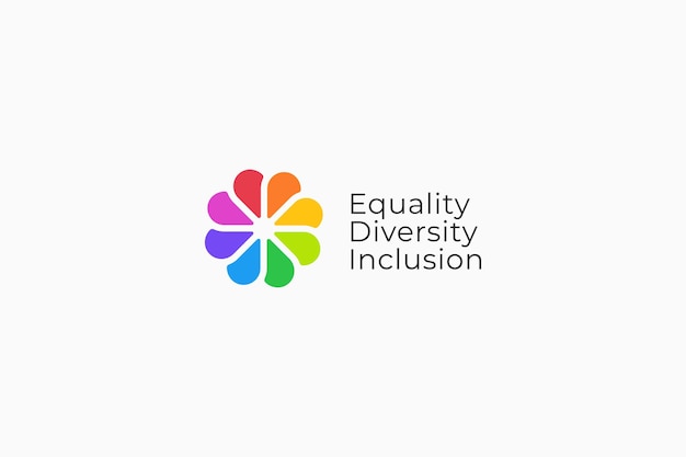 Igualdad Diversidad Inclusión Logo Educación Comunidad Tolerancia Paz Mundo Globo