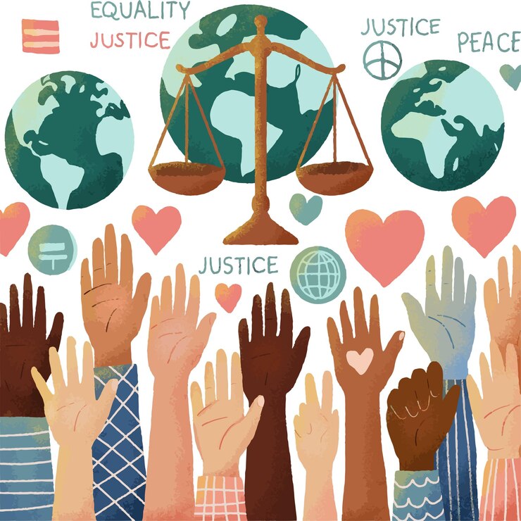 Vector la igualdad y la diversidad traen la paz mundial