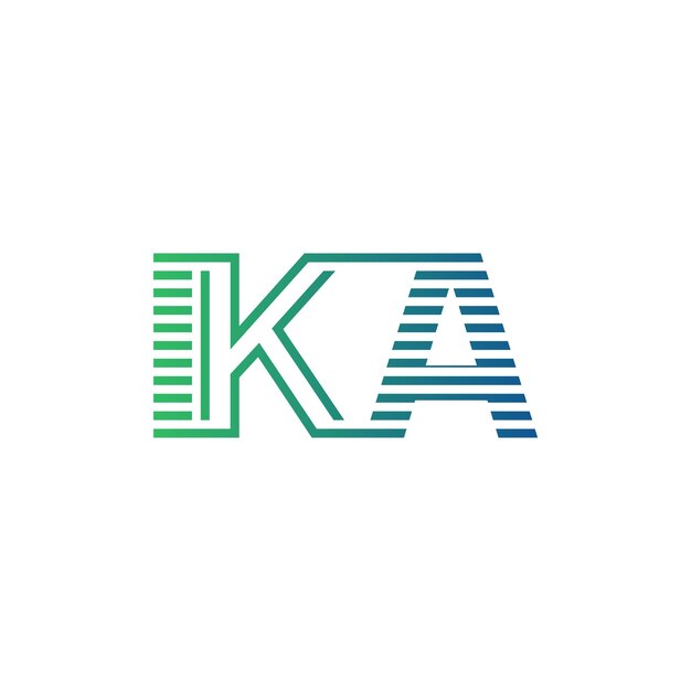 IKA Moderno Diseño de Logotipo Carta IKA Minimalista Profesional y Versátil Icono de Marca para la Identidad Empresarial