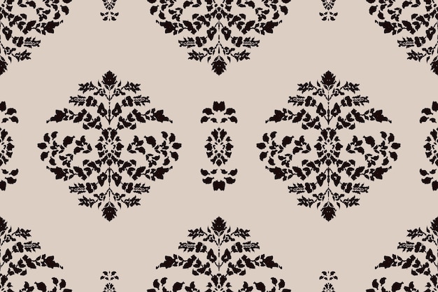 Ikat patrón sin costura tribal indio alfombra de tela étnica azteca mandala ornamento nativo boho chevron