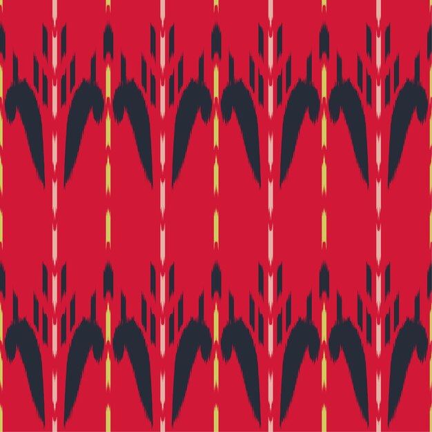 Ikat seamless pattern design