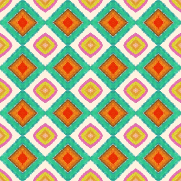 Ikat tela bohemia patrón patrón fondo abstracto sin fisuras textura étnica decoative textil