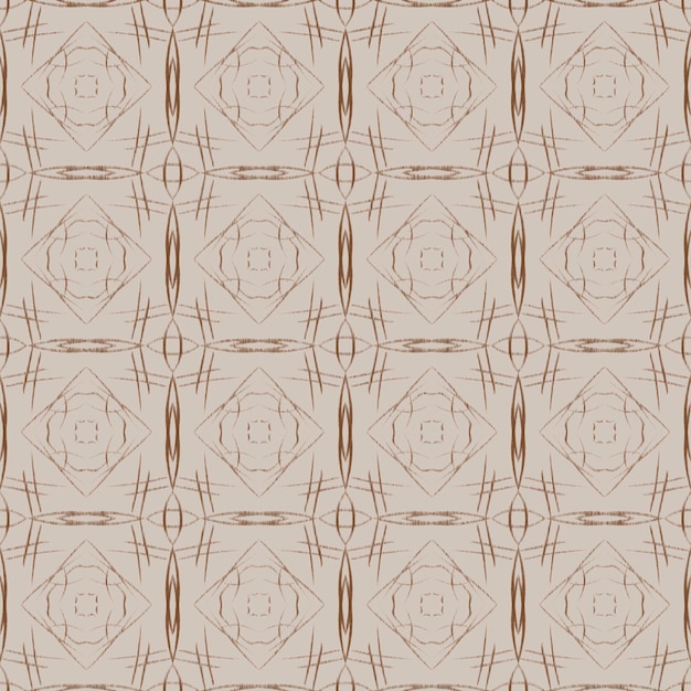 Ikat Vintage Brown Minimal 2 patrón sin costura étnico Estilo de bordado tela de fondo abstracta