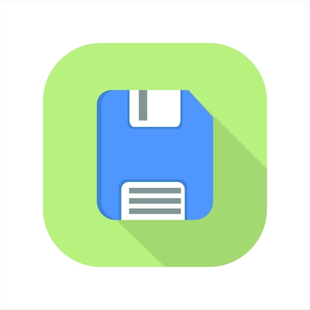 Illustration of a memory card icon icon related to design elements suitable for web site app user interfaceselement printable etc flat icon style simple vector design editable