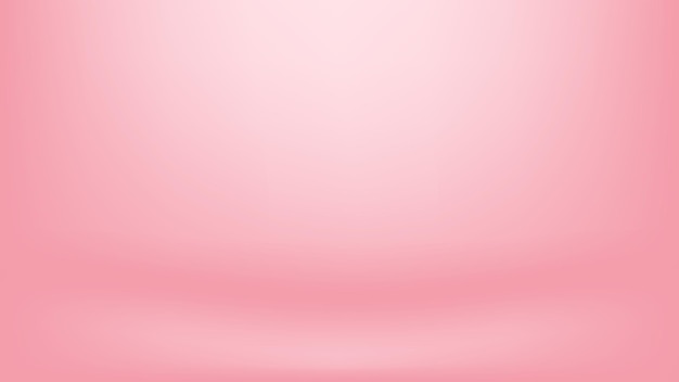 Vector iluminación de color degradado rosa suave y suave abstracta para diseño gráfico moderno y escena de estudio