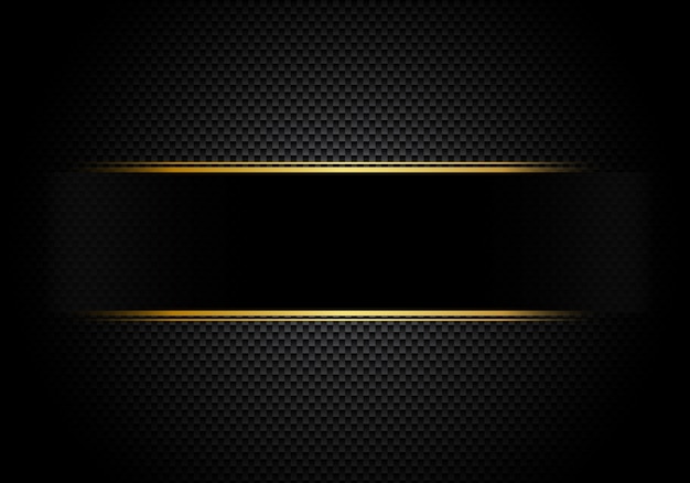 Iluminación de fondo de fibra de carbono con etiqueta negra.