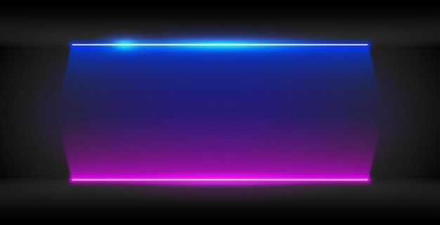 Iluminación de neón abstracta