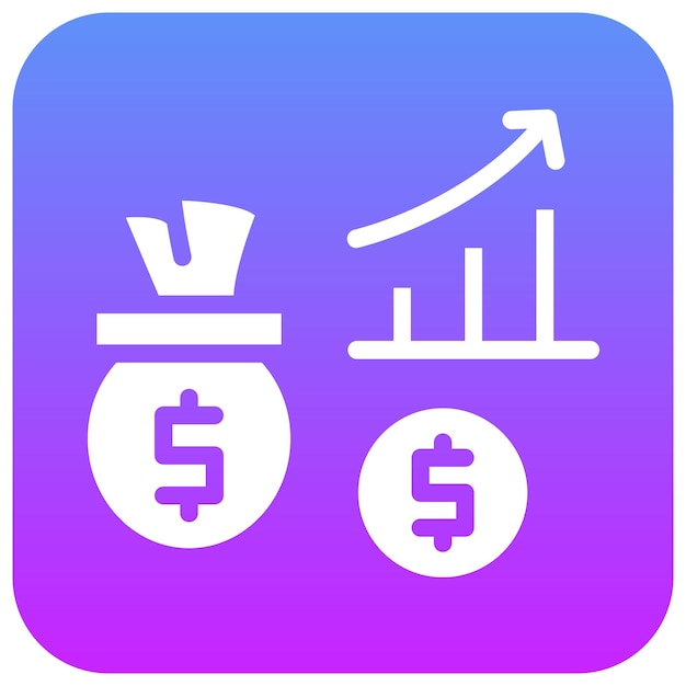 Ilusión del icono vectorial de ganancias ilícitas del conjunto de iconos de corrupción