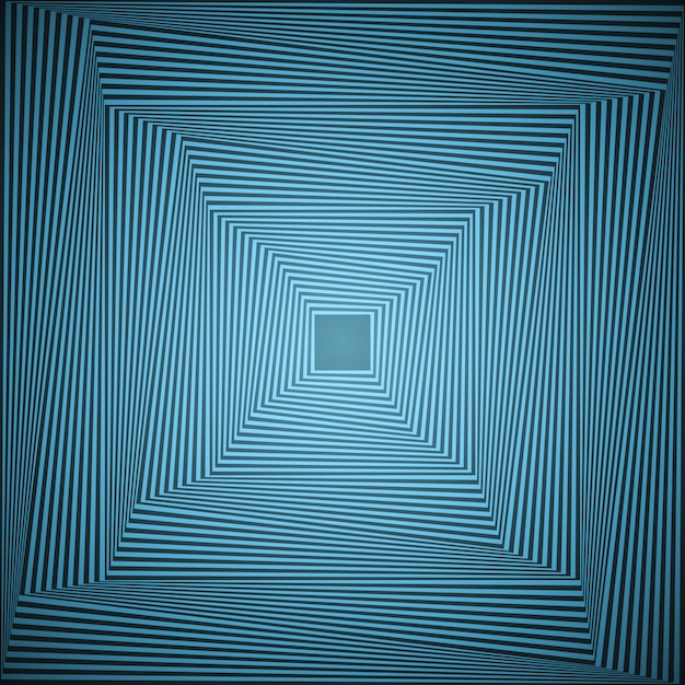 Ilusión óptica abstracta. Fondo espiral retorcido