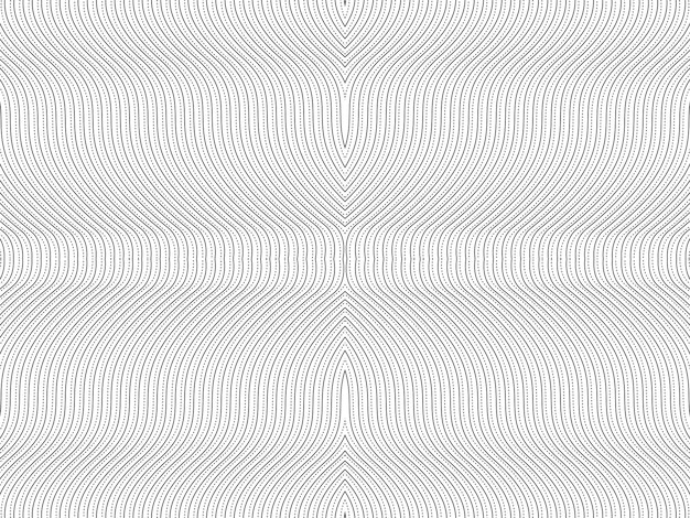 Ilusión óptica creada a partir de motivos de líneas artísticas