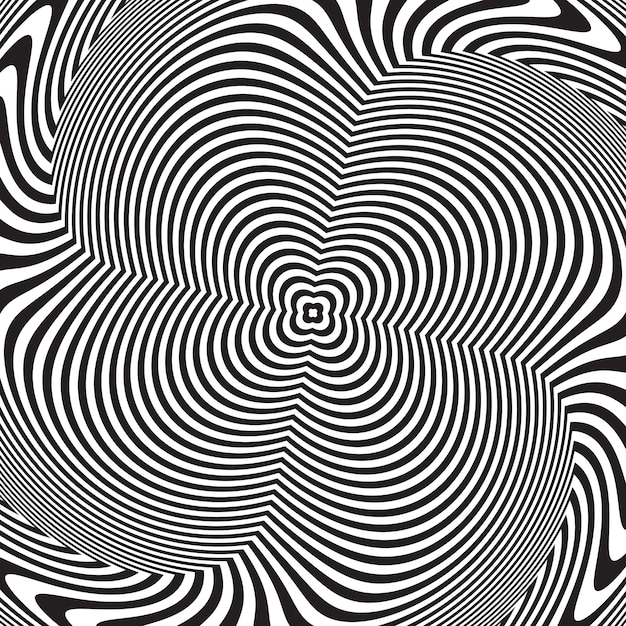 Ilusión óptica, fondo abstracto retorcido