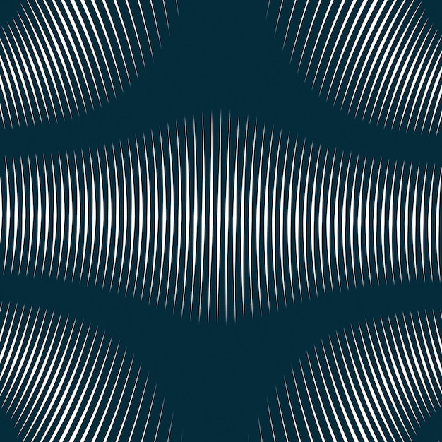 Ilusión óptica, fondo muaré, mosaico vectorial monocromático forrado abstracto. Patrón geométrico inusual con efectos visuales.
