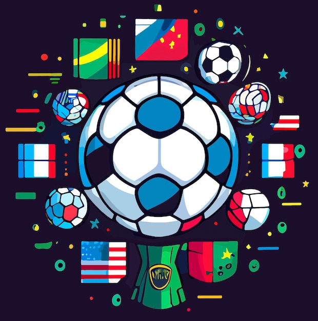 ILUSTRACIÓN DE LA COPA DEL MUNDO