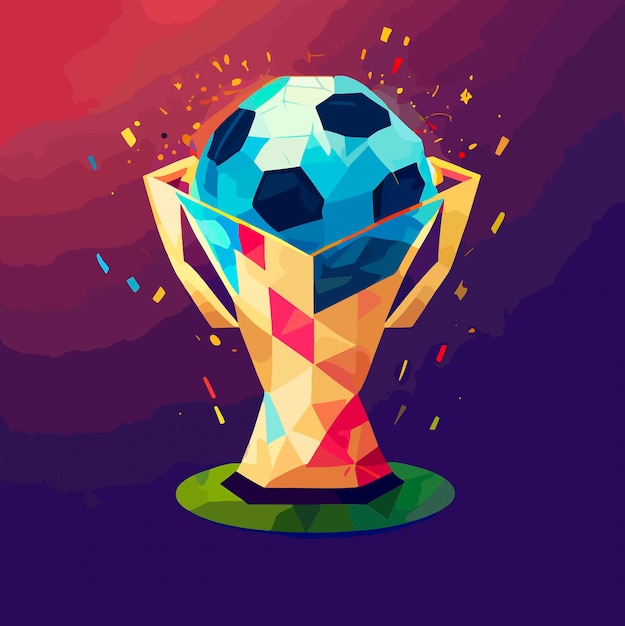 ILUSTRACIÓN DEL TROFEO DE LA COPA DEL MUNDO